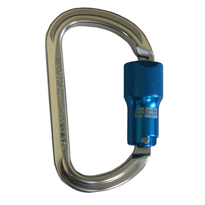 7/8" ALUMINUM  GATE TWIST LOCK CARABINER