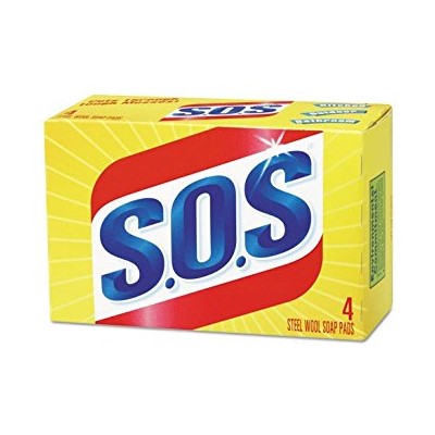 SOS STEEL WOOL PADS 15/BX